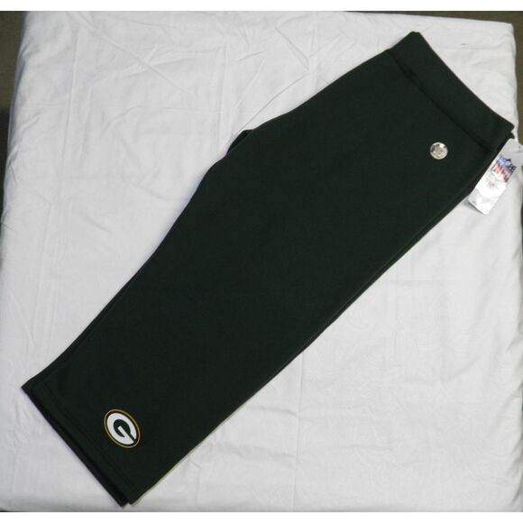 Green Bay Packers Green NFL Team Apparel Sweatpants Carpi Lenght Womens Size L - Picture 1 of 4